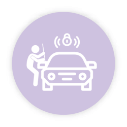 car theft icon