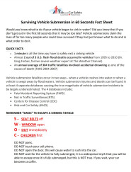 Surviving Vehicle Submersion in 60 Seconds