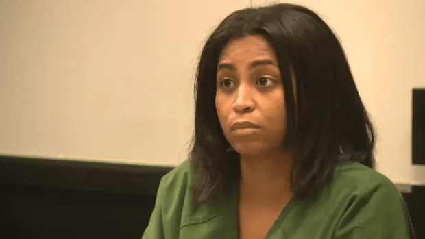 Deja Coleman, at her preliminary hearing on Tuesday