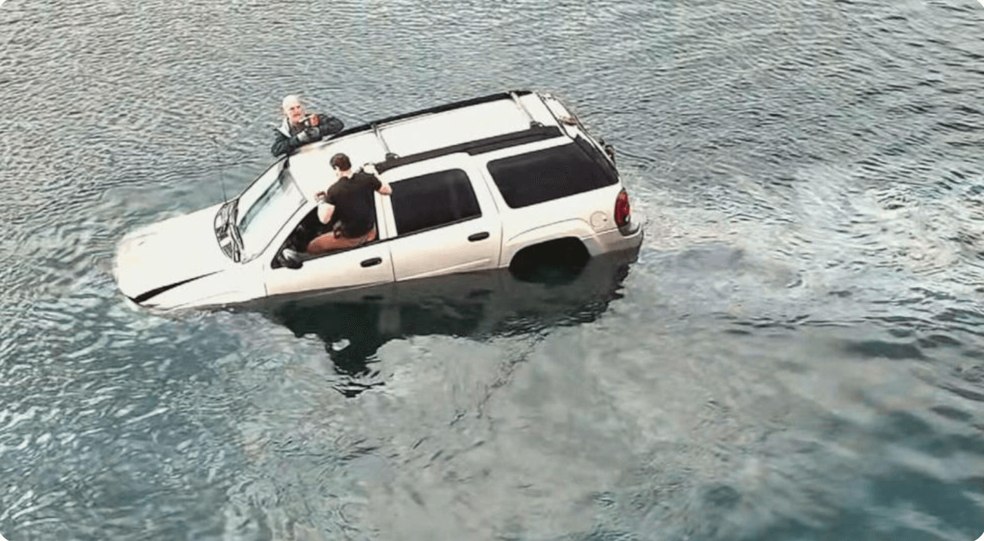 'Live on GMA:' How to escape from a car sinking in water - Latest News ...