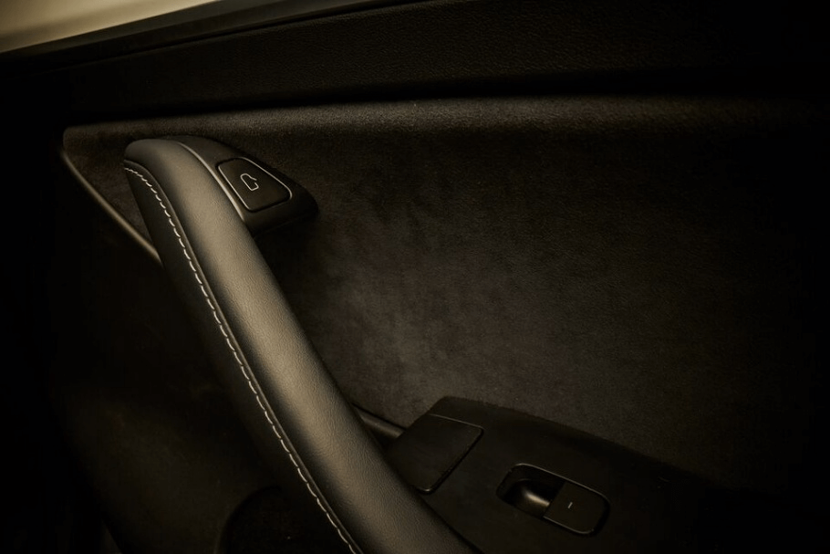 The interior of a 2023 Tesla Model Y